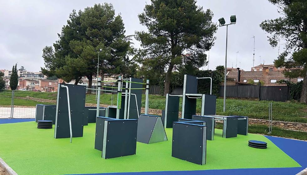 Con la instalacin de este parque de parkour...