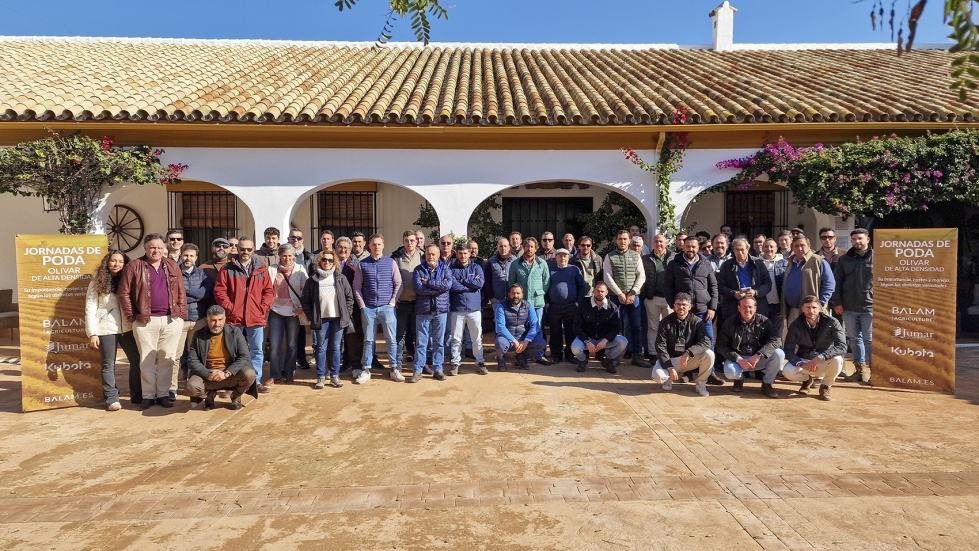 Asistentes a las Jornadas de Poda organizadas por BALAM Agriculture