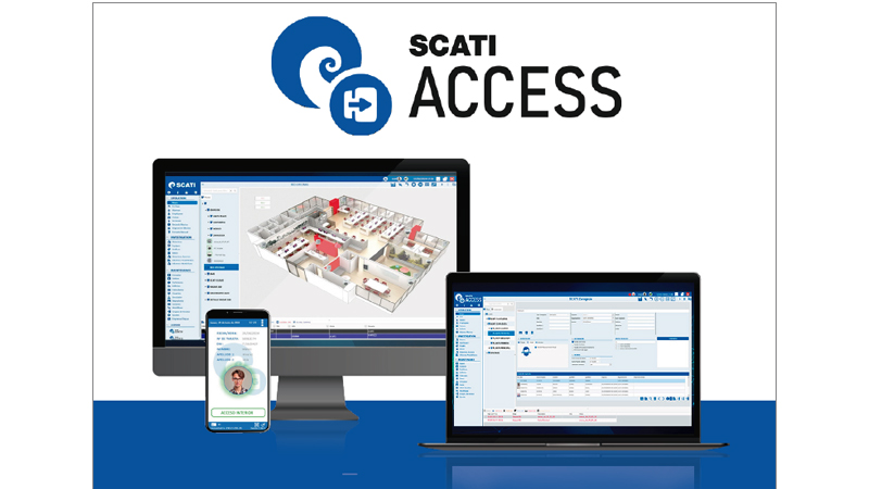 Scati Access es una solucin modular y escalable que se integra con sistemas de videovigilancia, alarmas o gestin de edificios...