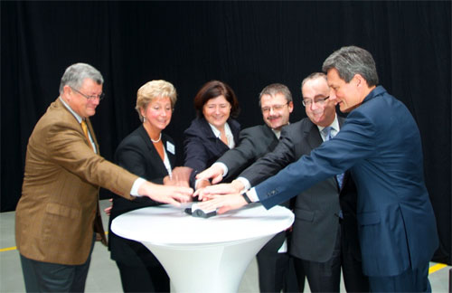 Inauguracin de las nuevas instalaciones en el centro de Bruchsal (Alemania)