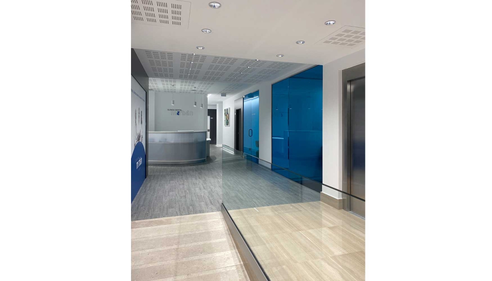 Interior de la Cl�nica Marban de Valladolid