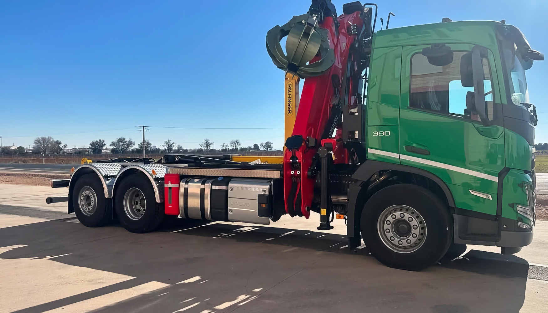 Este equipo ha sido montado sobre camin Volvo 6x2