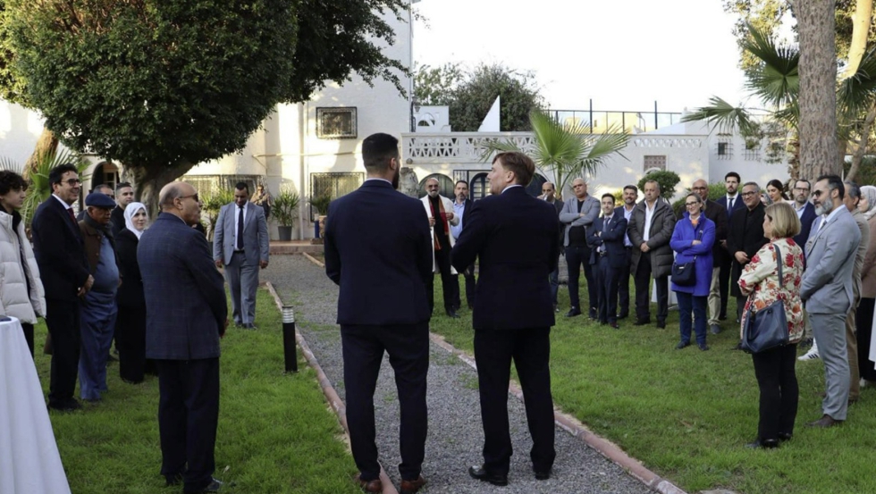 Recepcin del Embajador de Espaa en Trpoli, Javier Soria Quintana