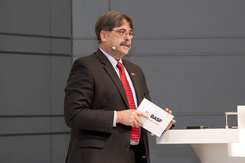 Markus Heldt durante su presentacin en la jornada celebrada en la sede de BASF en Ludwigshafen (Alemania)