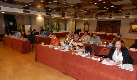 Vista de los asistentes a la Asamblea General 2011 de Aespe, asociacin que aglutina a una treintena de empresas