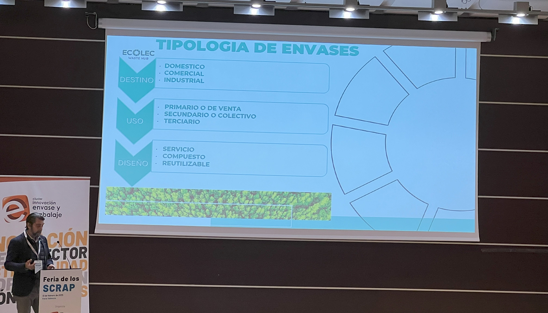 El director comercial de Ecolec Envases, Miguel ngel Vzquez