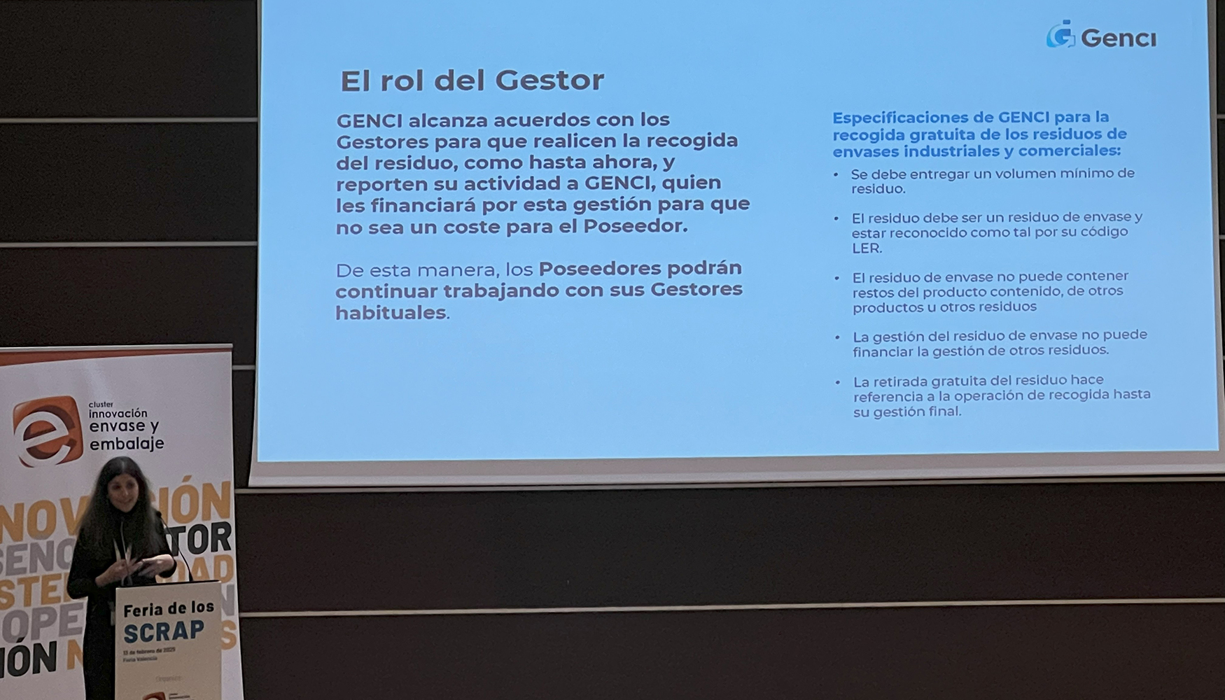 La directora de Relaciones Institucionales y Comunicacin de Genci, Ainha Lizarbe