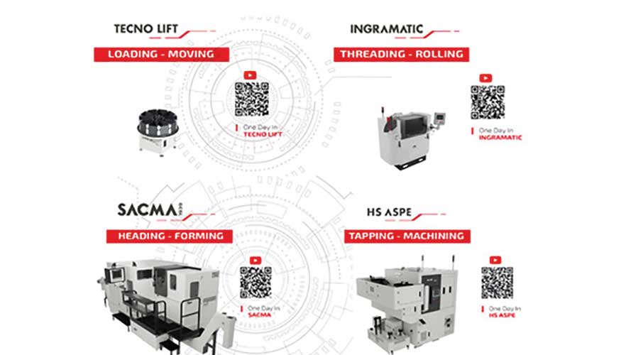 Durante la feria se expondrn innovaciones de varias marcas del Grupo: Sacma, Ingramatic, Tecno Lift, etc