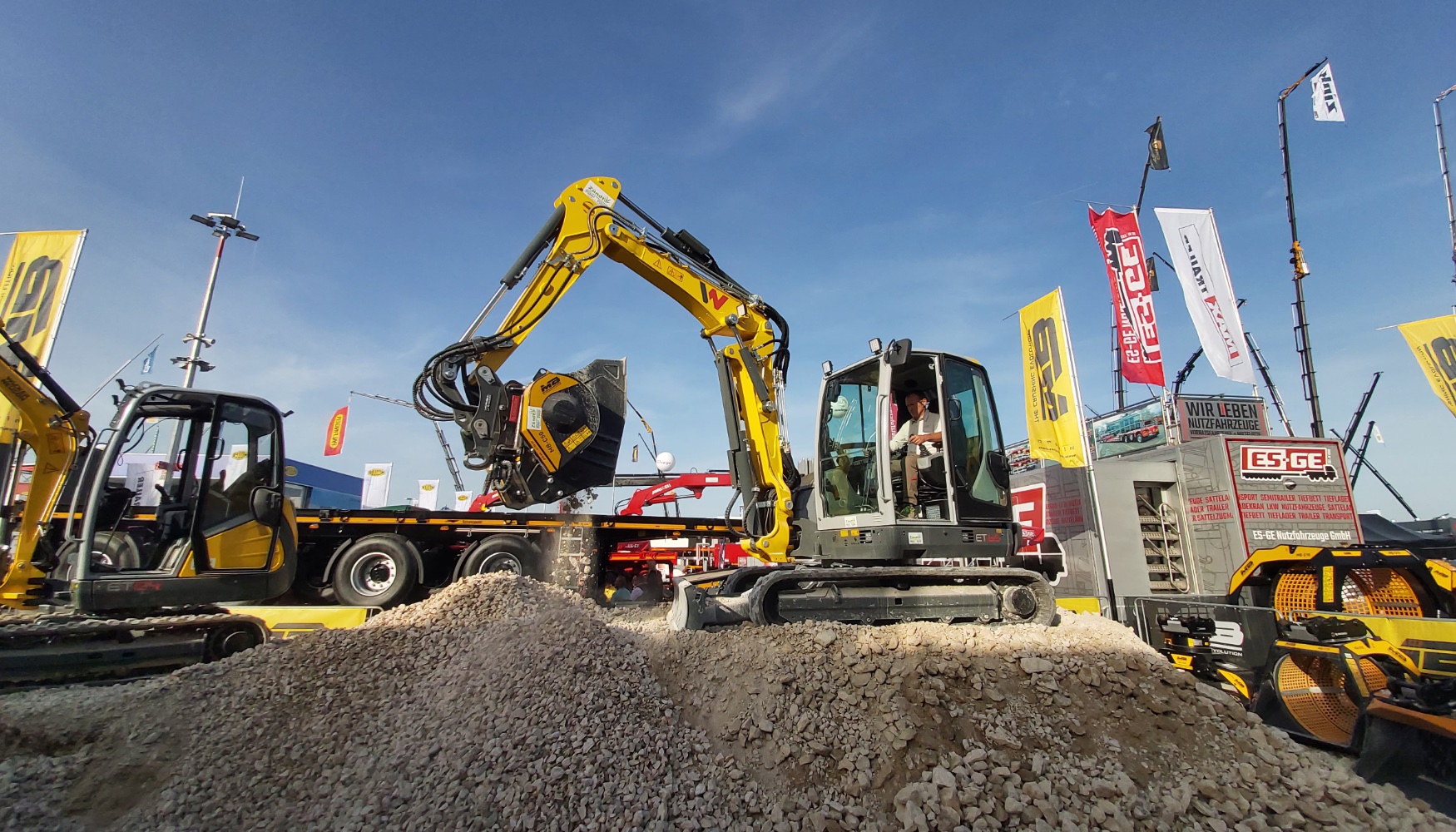 MB Crusher en el rea Demo de Bauma 2022