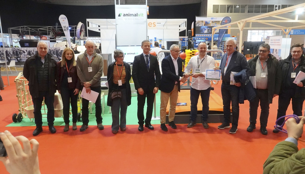 Entrega del primer premio del Concurso GandAgro Innova 2025 a la empresa Animalvit