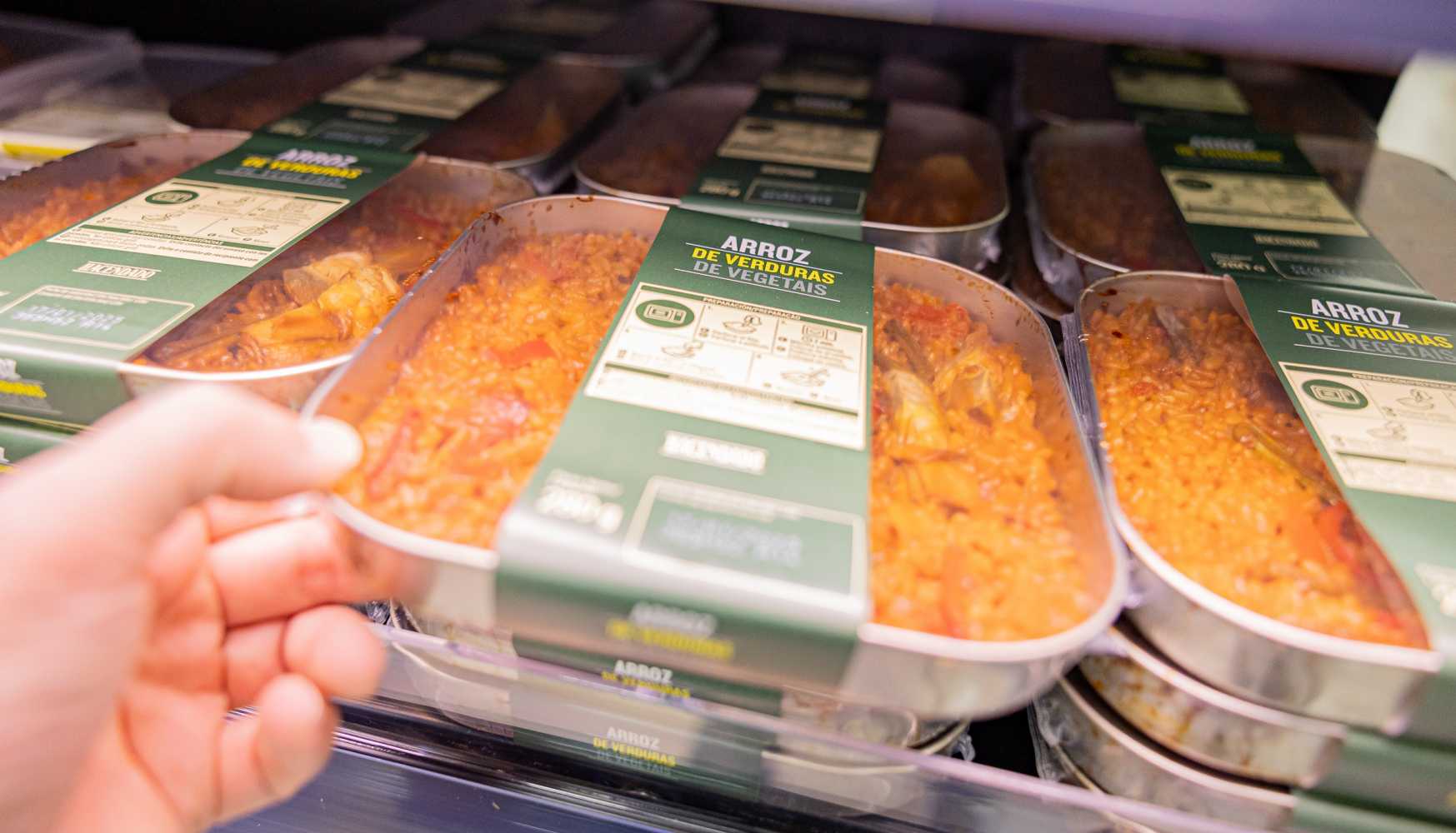 Foto de Mercadona reconhecida por novo QR Code e embalagem de arroz de vegetais