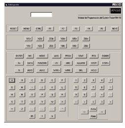 Figura1: Main screen of the operator panel