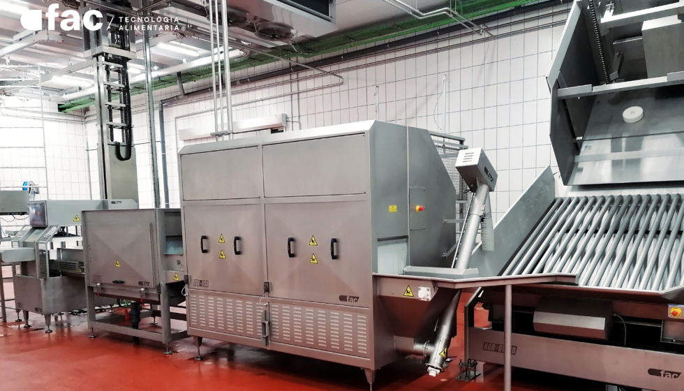 L�nea de desalado con producto