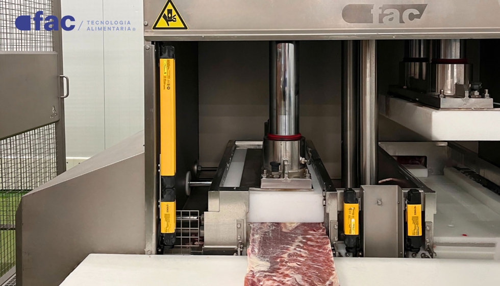 Prensado de carne semicongelada