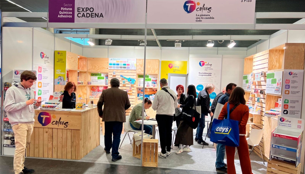 Foto de Tcolors debuta con xito en ExpoCadena 2025 y consolida su presencia en el sector ferretero