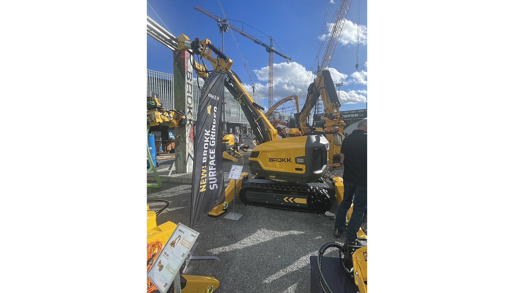 Stand de Brokk en Bauma 2022