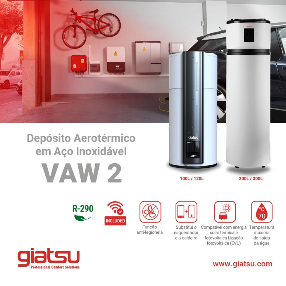 Foto de Grupo Gia apresenta acumulador aerotrmico Giatsu VAW 2