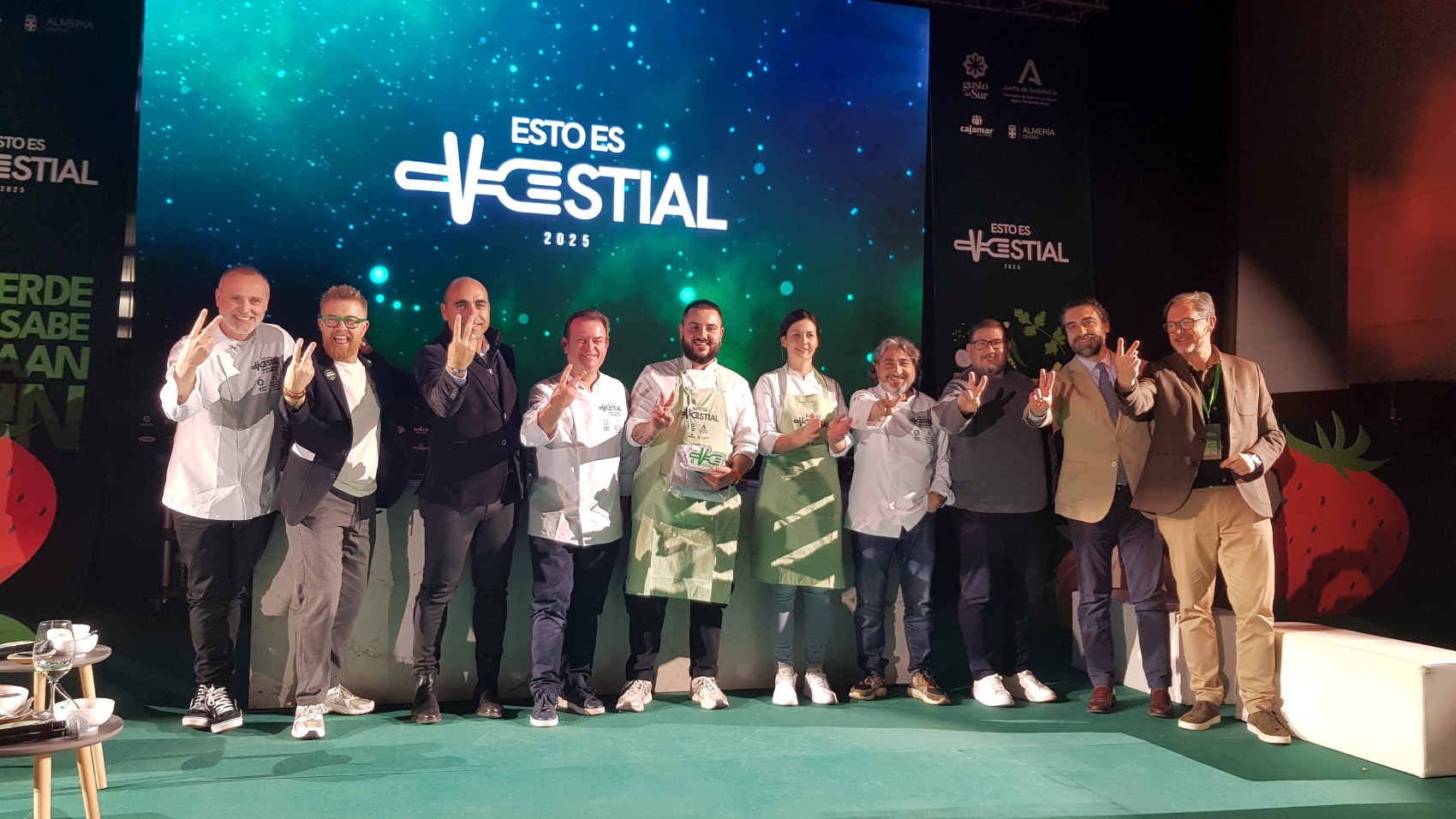 Imagen de la final del Concurso de Cocina, en el que participaron 30 jvenes chefs