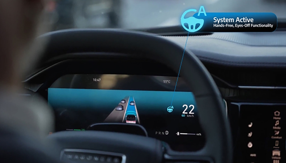 STLA AutoDrive tambin permite las funciones de Nivel 2 ('hands on') y Nivel 2+ ('hands off', 'eyes on') a mayor velocidad...