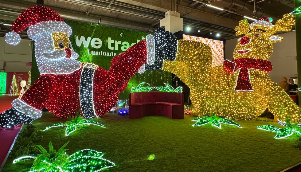 La magia de luz perpeta la magia de la Navidad en Messe Frankfurt con propuestas inmersivas y que provocan un efecto wow...