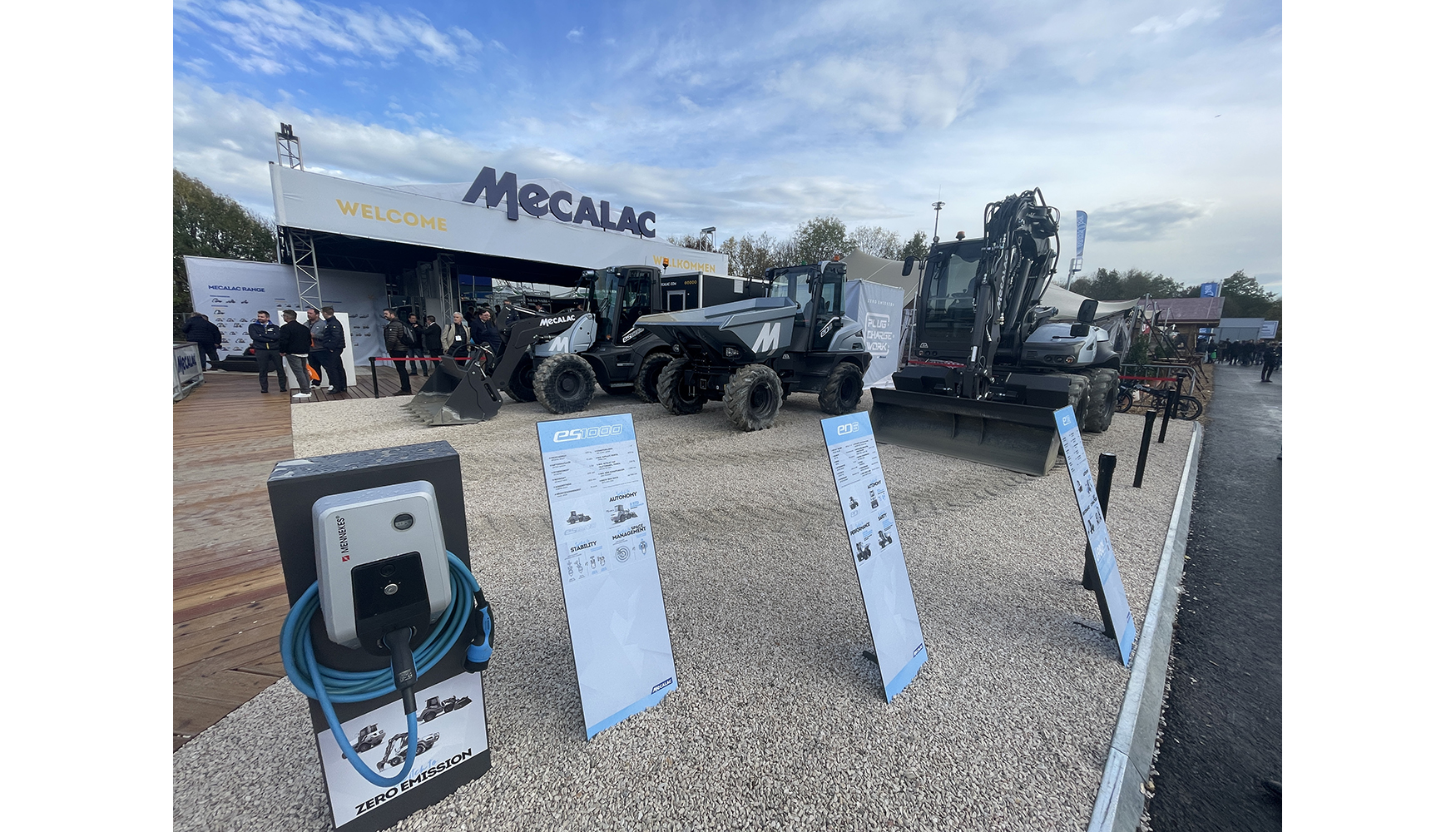 Stand de Mecalac en Bauma 2022