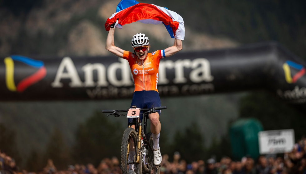 Puck Pieterse en el Mundial de Andorra. Foto de Kike Abelleira