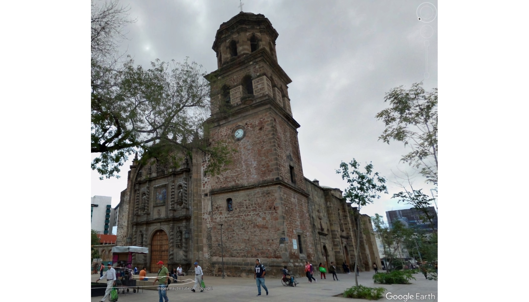 Figura 3. Imagen del Templo de San Francisco, Guadalajara (Mxico). Fuente: Google Earth 2019