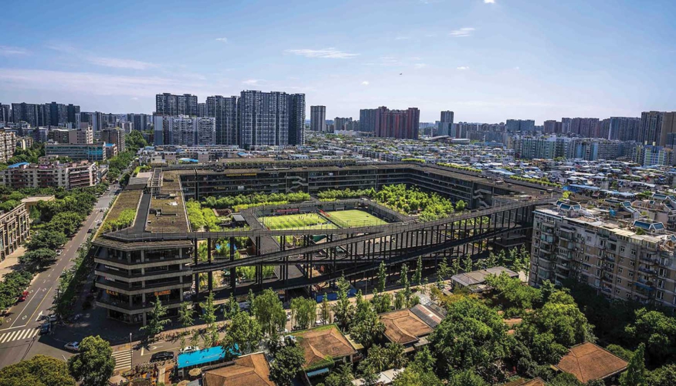 Entre las obras m�s destacadas de Liu es remarcable el West Village en Chengdu (China)...