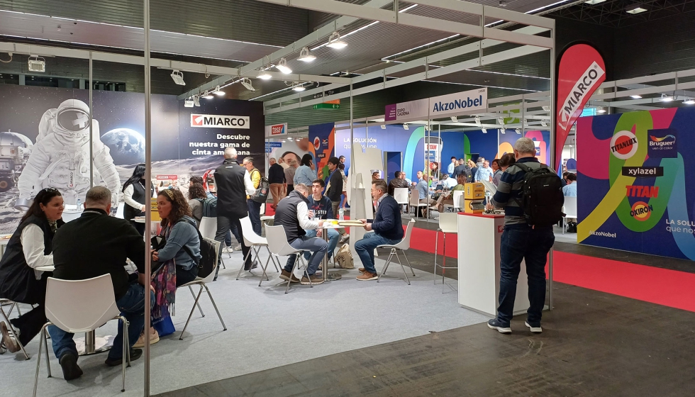 Stand de Miarco en ExpoCadena 2025, donde present su nueva cinta americana Universal