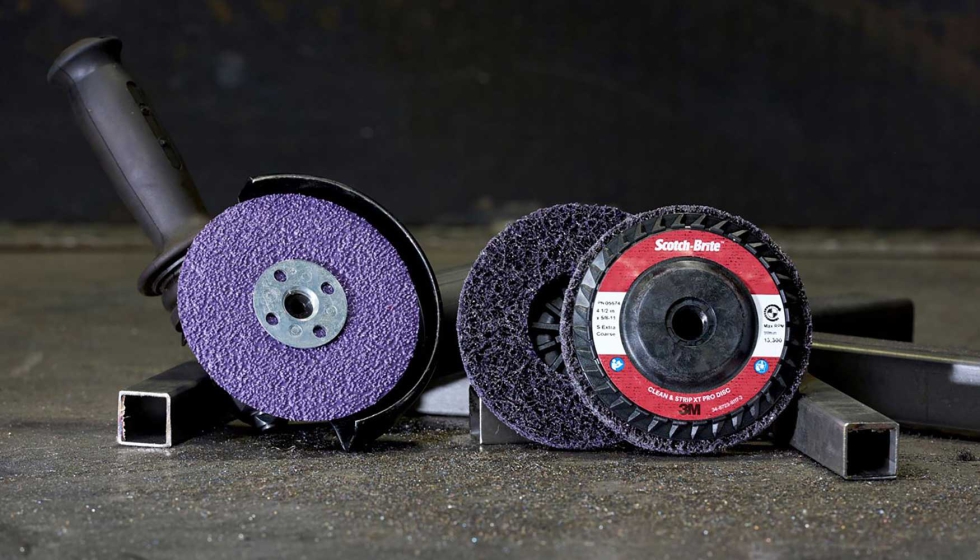 La combinaci�n ganadora construida con abrasivos 3M Cubitron 3 y Scotch-Brite ayuda a expandir los beneficios de seguridad y productividad en todo el...
