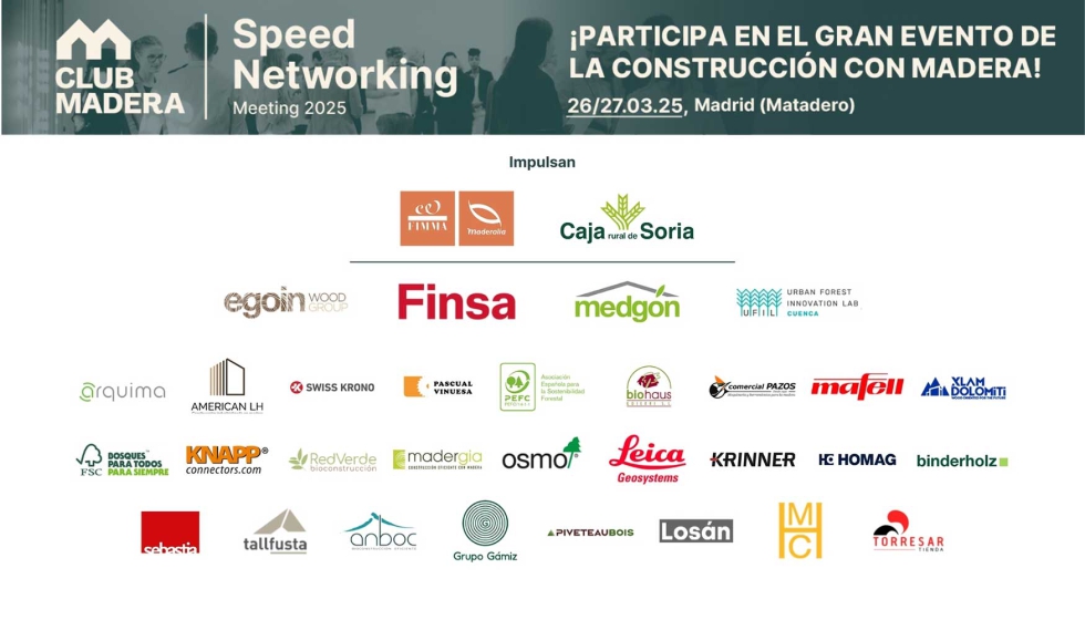 La construccin en madera cobra protagonismo en este primer speed networking organizado por Club Madera