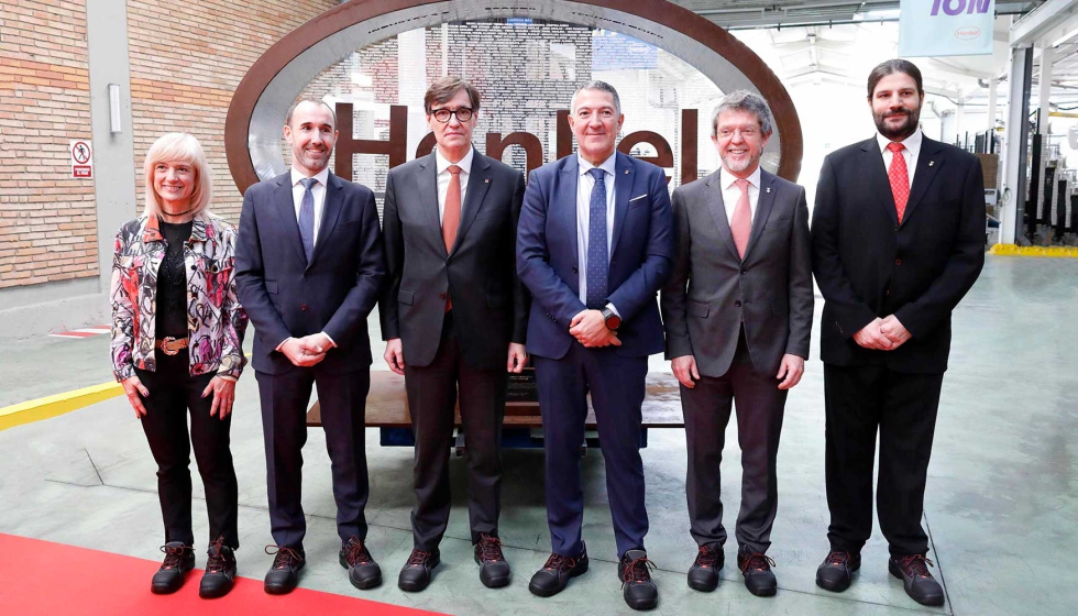 Foto de La vista del president de la Generalitat clausura el 60 aniversario de la planta productiva de Henkel en Montorns del Valls