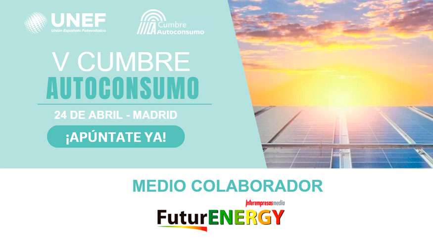 Ya est� abierto el proceso de inscripci�n para asistir a la V Cumbre de Autoconsumo de Unef