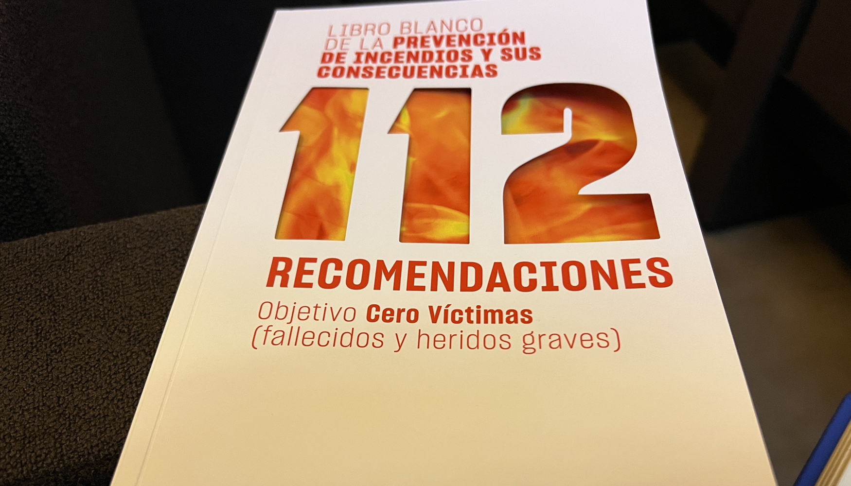 Portada del informe '112 Recomendaciones. Apuntes para un Libro Blanco de la Prevencin de Incendios y sus Consecuencias'...