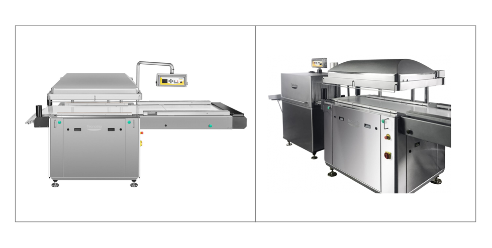 Envasadora al vac�o autom�tica sincronizable con los tanques de retractilado EVC 26/27