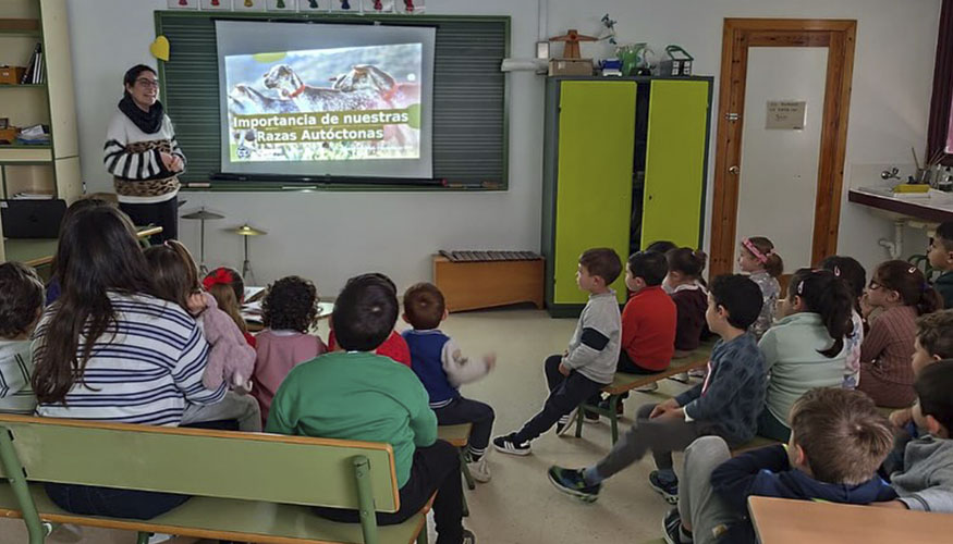 Actividad de promocin de Acriflor en el CEIP Huerta del Pilar