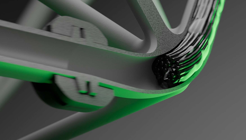 Imagen de la tecnolog�a CFIP a trav�s de una cavidad tubular