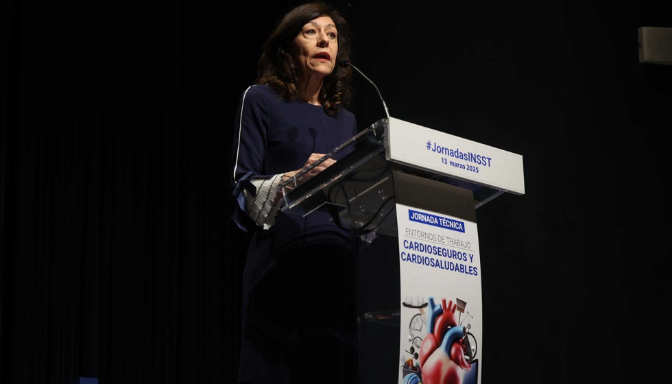 Intervenci�n de M� Jes�s Terradillos, Departamento de Promoci�n de la Salud y Epidemiolog�a Laboral del INSST