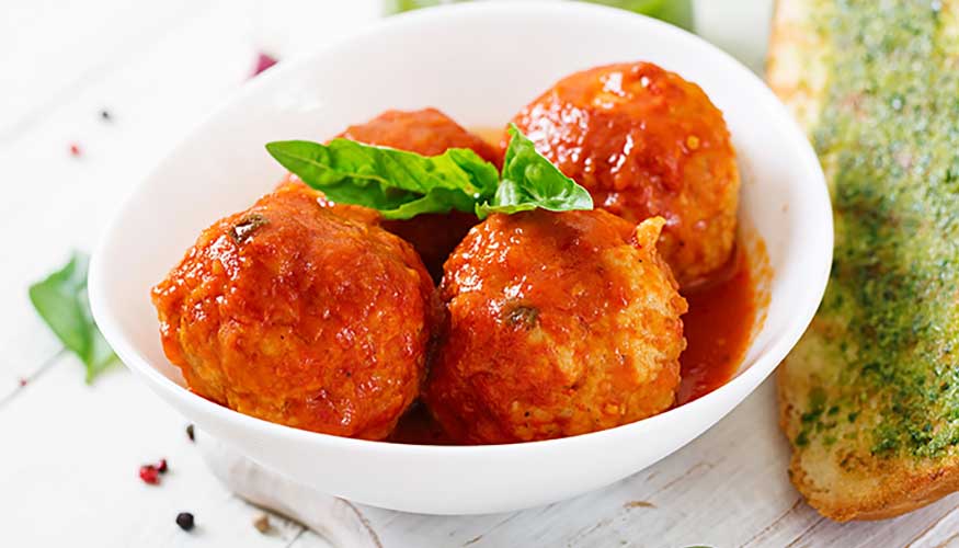 Alb�ndigas de at�n rojo en salsa de tomate desarrolladas en el proyecto