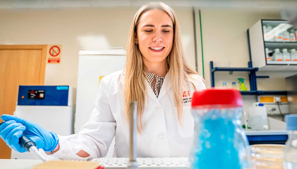 Alba Martnez Laorden, en un laboratorio del Complejo Cientfico-Tecnolgico