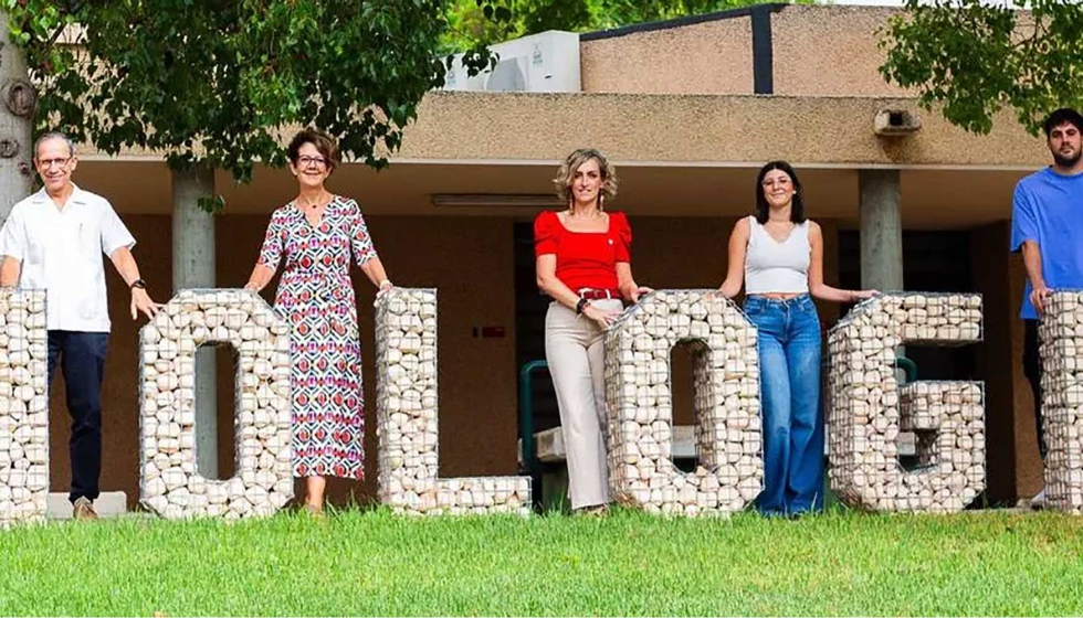 Los investigadores del proyecto sobre peces de granja, en la Facultad de Biologa de Murcia