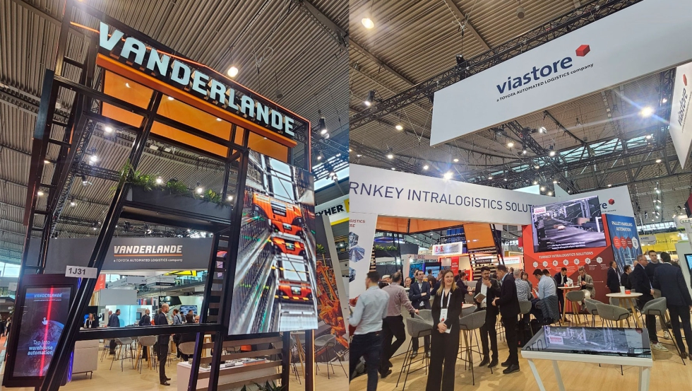 Stand de Vanderlande y Viastore