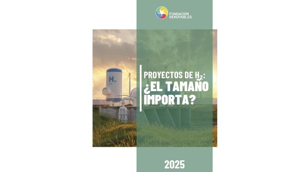 Portada del informe 'Proyectos de H2 en Espa�a: �El tama�o importa?'