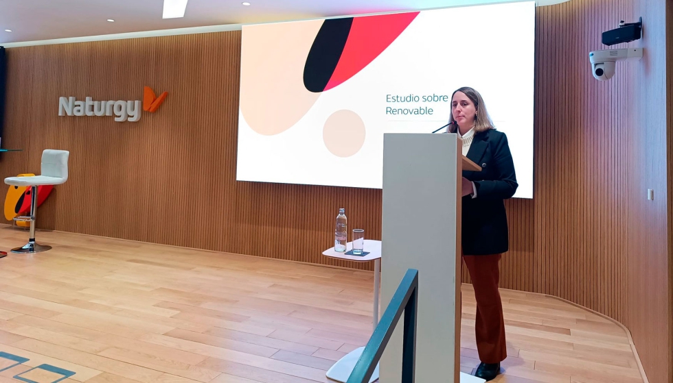 Marta de Pablos, directora de Captacin de Nedgia, present el Estudio de Mercado sobre el Gas Renovable