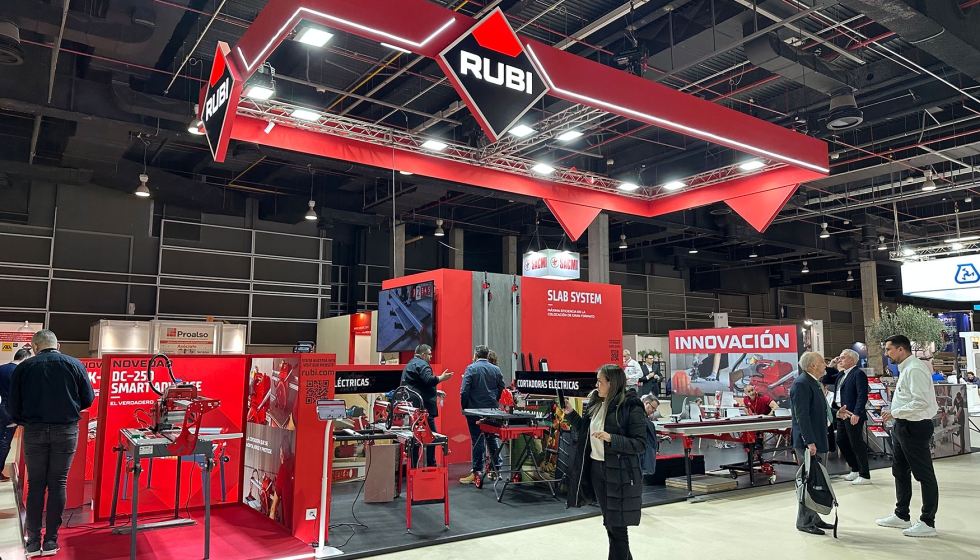 El stand de Rubi Group con todas las innovadoras soluciones para el sector