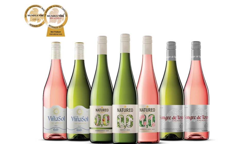 Sus vinos desalcoholizados consiguen siete medallas de oro y dos menciones Best of Show