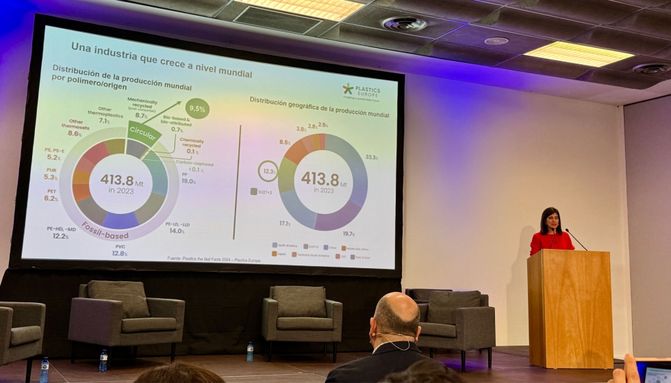 Alicia Martn, directora general de Plastics Europe para la regin ibrica, durante su intervencin
