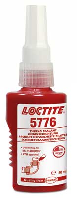 Loctite 5776 fue diseado especficamente para sellar roscas metlicas y cumple con los requisitos de la homologacin para agua potable KTW...