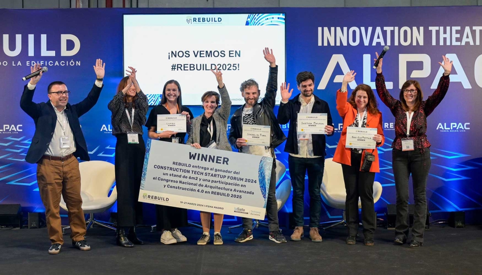 Ganador y finalistas en la pasada edicin de ConTech Startup Forum