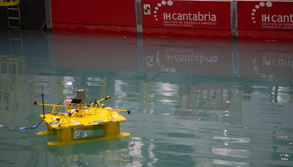 El Instituto de Hidr�ulica Ambiental de la Universidad de Cantabria est� llevando a cabo un an�lisis experimental del comportamiento en la mar de la...